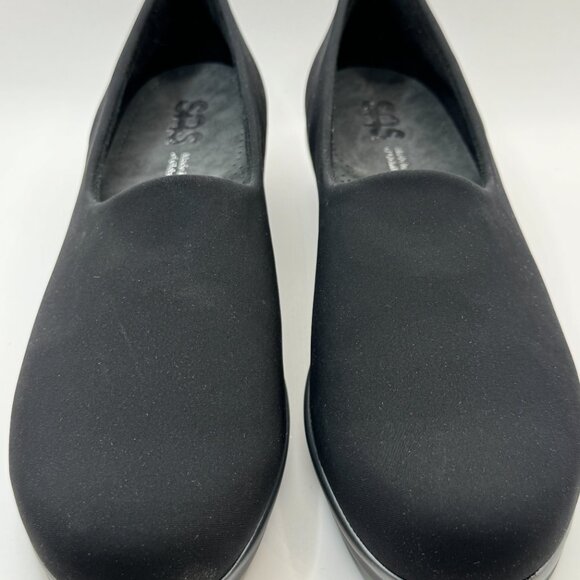 New SAS Women Black Bliss Slip On Flat Comfort Cushion Shoe Size 9 MSRP $150 - Picture 3 of 6